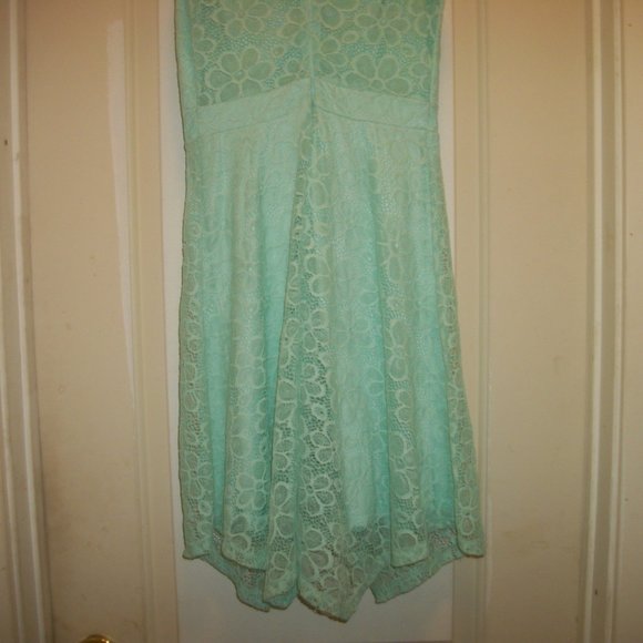 BALLETCORE LOVELY IN LIME LACE ROMANTIC DRESS 6 - Picture 6 of 6